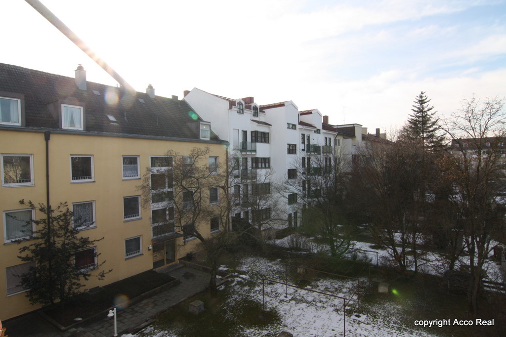 Blick vom Balkon